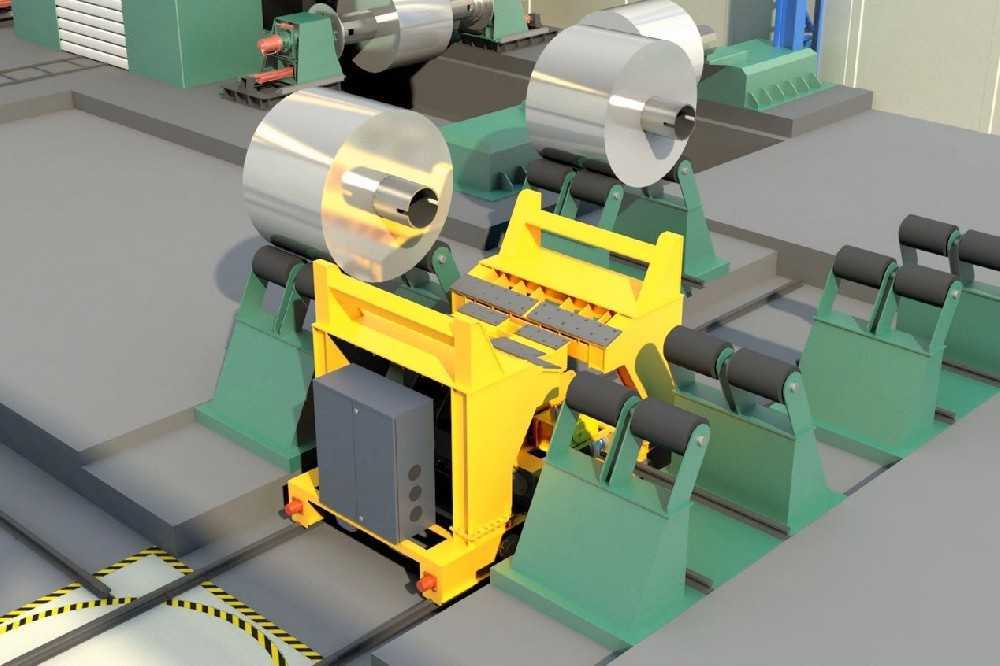 Aluminum Coil Electric Transfer Cart System