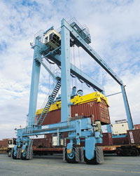 Rubber Tyred Gantry Crane (RTG)