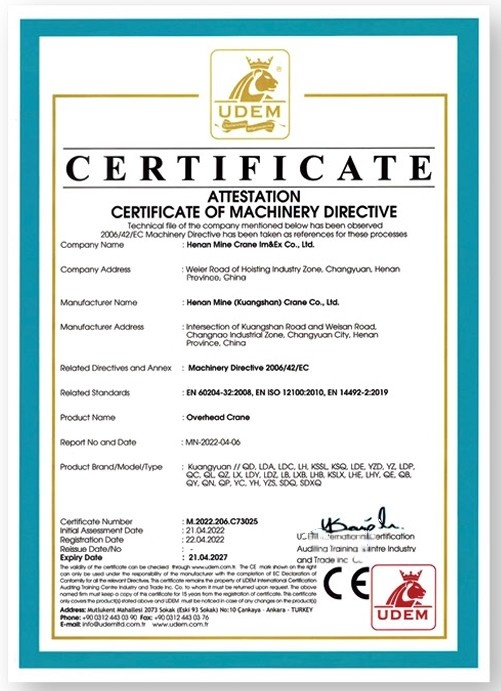Patent certificate
