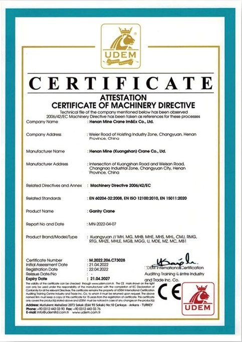 Patent certificate