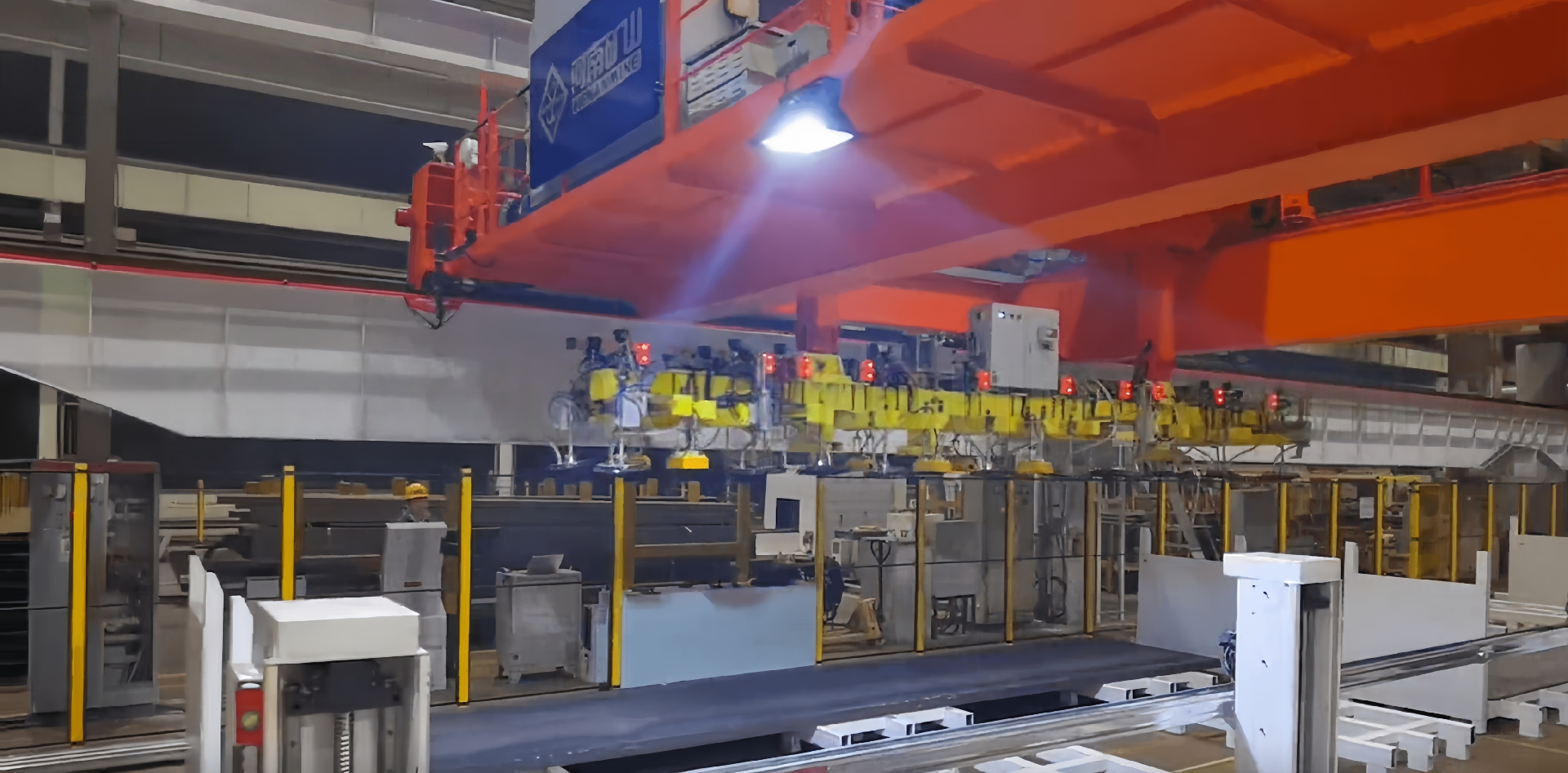 Automated Steel Plate Handling Crane