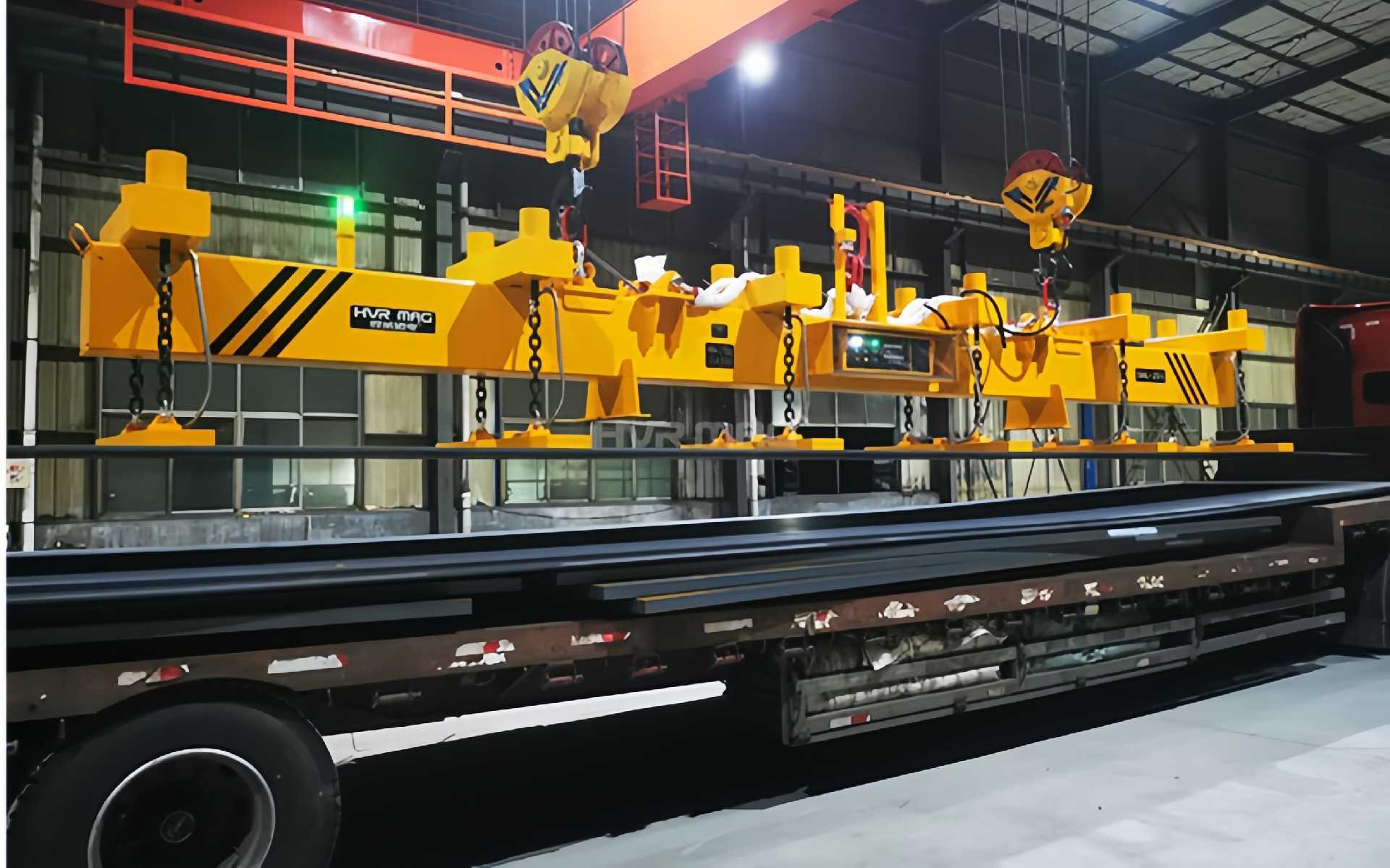 Automated Steel Plate Handling Crane