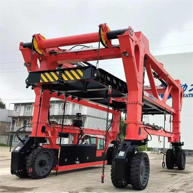 Straddle crane
