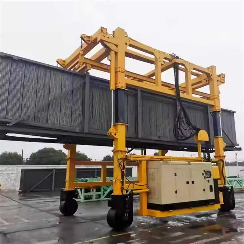 Straddle crane