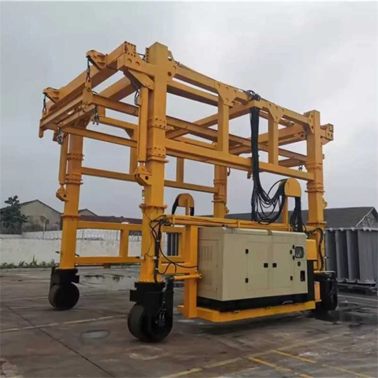 Straddle crane