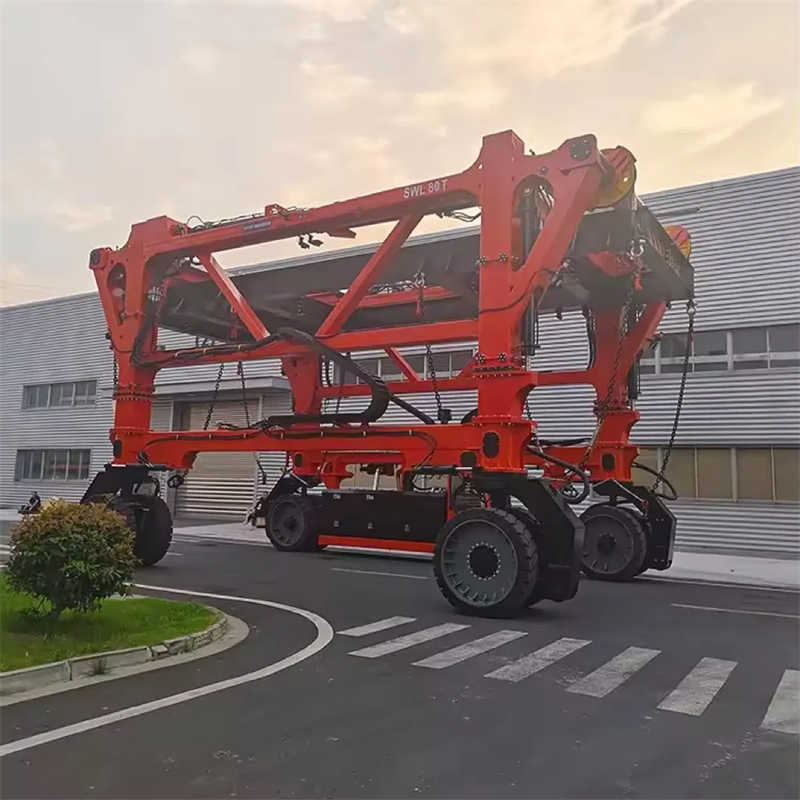 Straddle crane