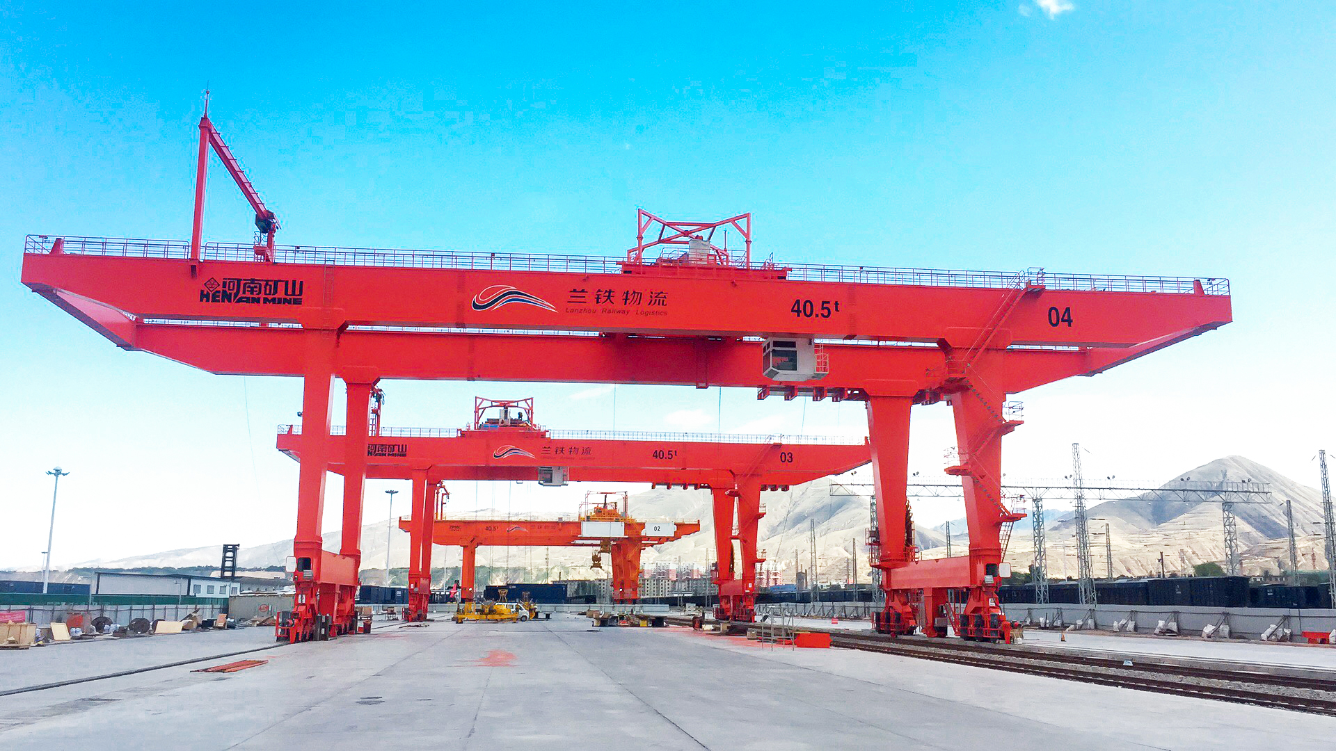 Henan mine's R&D and manufacturing of (RTG) Intelligent Container Gantry Cranes